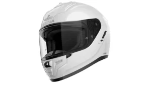 casca moto de culoare alba